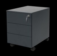 Rollcontainer, Schreibtischcontainer, 3 Schübe