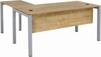Schreibtisch Tetra, 160 cm, inkl. Anbau rechts o. links...
