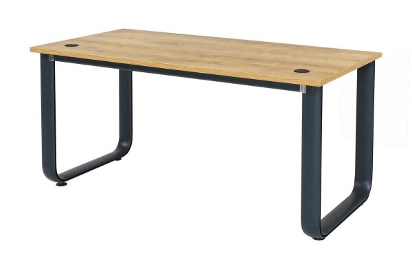 Schreibtisch Maya, 180 cm, Saphir Eiche Dekor/Anthrazit