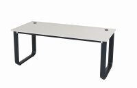 Schreibtisch Maya, 180 cm, grau Dekor/anthrazit