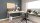 Furni24 Schreibtisch-Stahlgestell 120x60x75cm, Eiche, TÜV/GS-Einfache Montage, Arbeitstisch, Bürotisch, Küchentisch, Esstisch, Druckertisch Büro-Möbel Arbeitszimmer Computertisch Gaming-Tisch Mehrzwecktisch