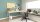 Furni24 Schreibtisch-Stahlgestell 120x60x75cm, Eiche, TÜV/GS-Einfache Montage, Arbeitstisch, Bürotisch, Küchentisch, Esstisch, Druckertisch Büro-Möbel Arbeitszimmer Computertisch Gaming-Tisch Mehrzwecktisch