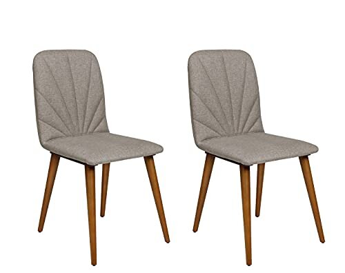 2er Set Esszimmerstühle, Design Stuhl, Stoffbezug