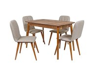 2er Set Esszimmerstühle, Design Stuhl, Stoffbezug