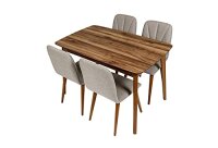 2er Set Esszimmerstühle, Design Stuhl, Stoffbezug