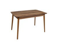 Esstisch aus Holz, Rechteckiger moderner Tisch für Esszimmer, Wohnzimmer, Küche, Walnuss Dekor, 120 x77 x77 cm