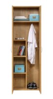 Kleiderschrank, Saphir Eiche Dekor, 60x180x34 cm