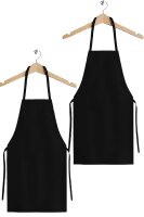 Kochschürze wasserdicht, schwarz
