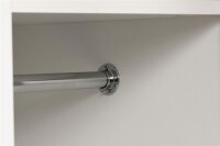 Kleiderschrank, weiß, 120x177x52cm