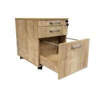 Schreibtisch 180X80X75 cm Saphir Eiche/grau inkl. Holz...