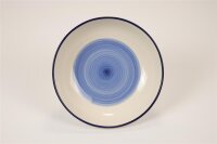 Salatschüssel, blaues Muster